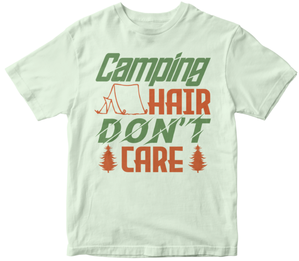 Camping hair don’t care - Round neck T-shirt for men